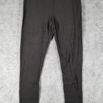 Fashion Nova Women Sz M Active Basic Lean On Me Leggings Black NWOT Yoga Workout